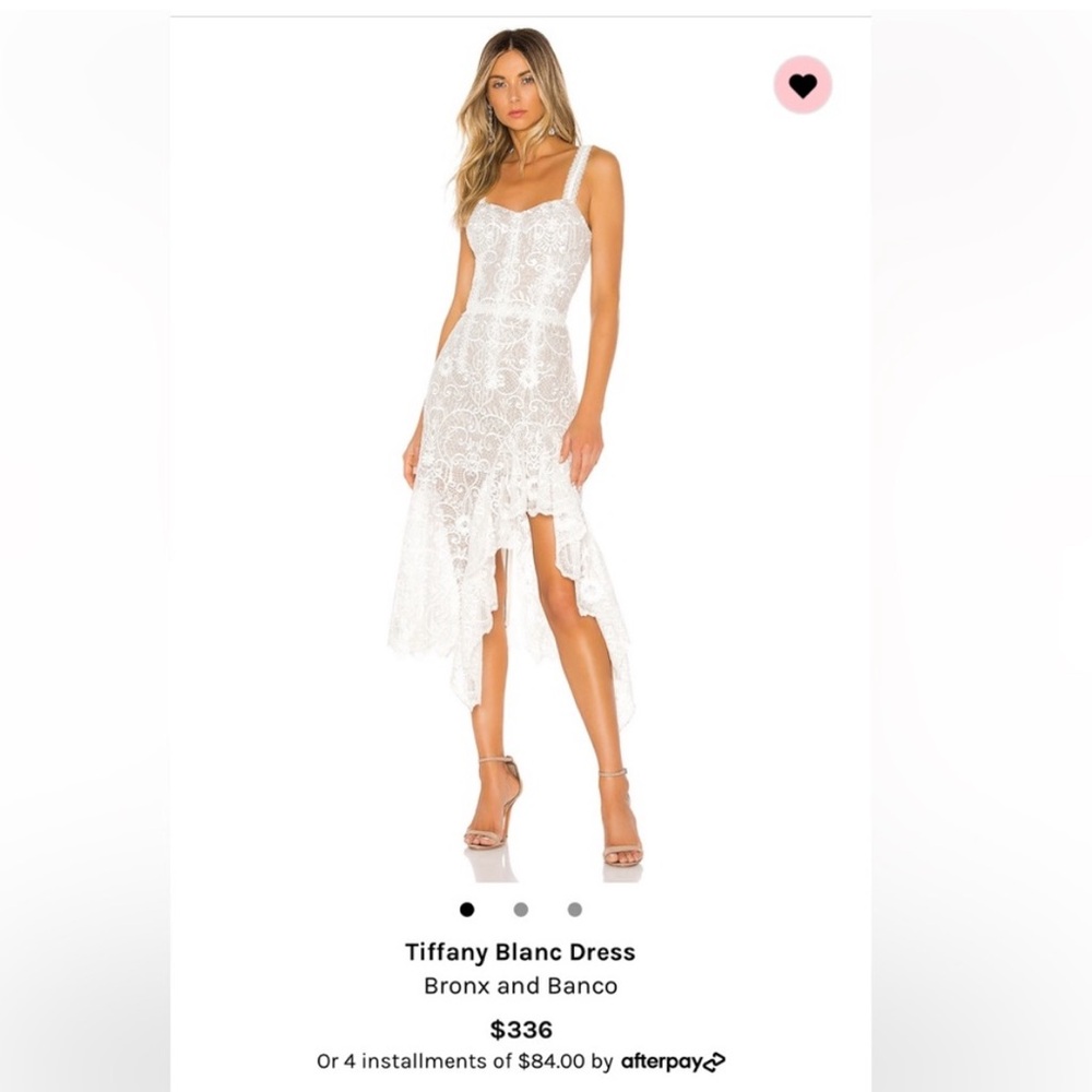 BRONX AND BANCO Tiffany Blanc Dress